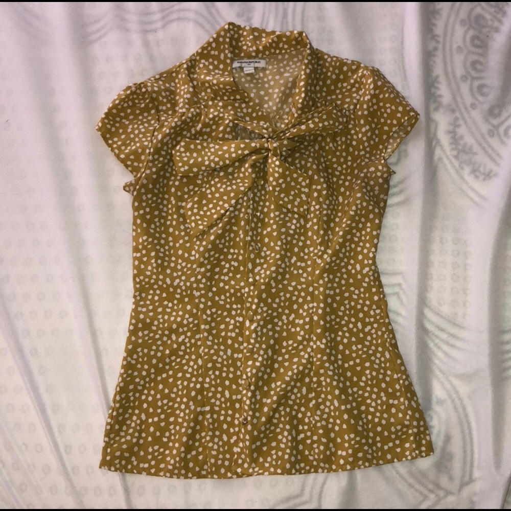 Banana Republic Polka Dot Blouse